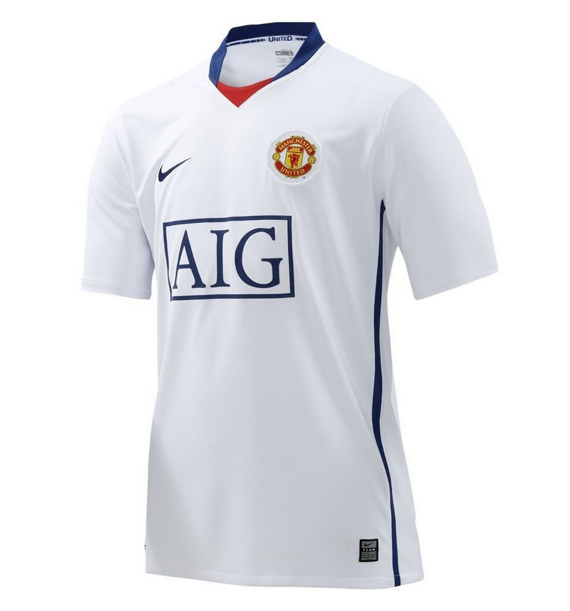 2009-10 Manchester United Retro Away Kit Soccer Jersey